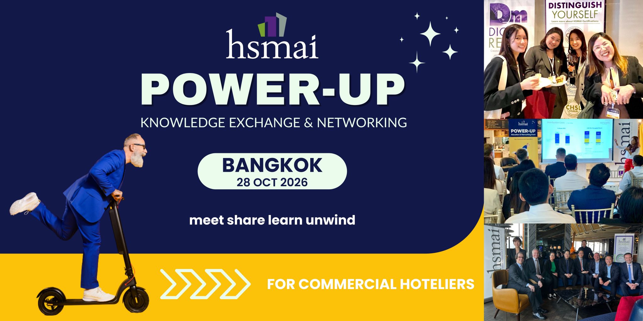 HSMAI POWERUP BANGKOK – KNOWLEDGE EXCHANGE & NETWORKING