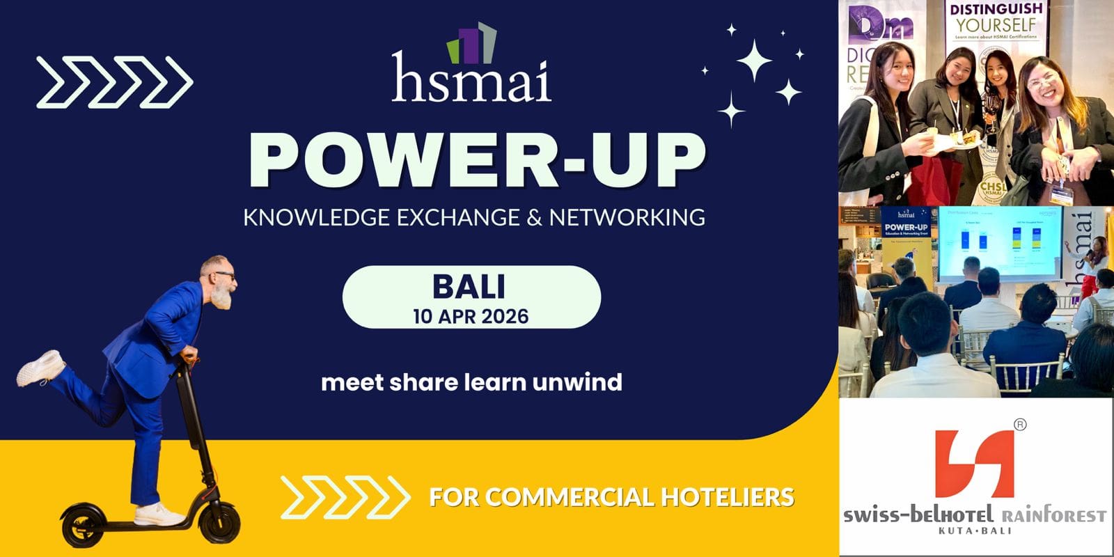 HSMAI POWERUP BALI – KNOWLEDGE EXCHANGE & NETWORKING