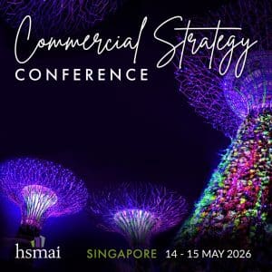 Logo for the HSMAI Commercial Strategy Conference 2026 in Singapore