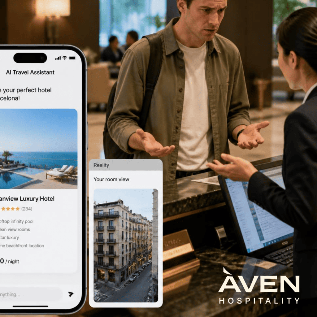 AI is making promises your brand never made. Hotels are paying the price